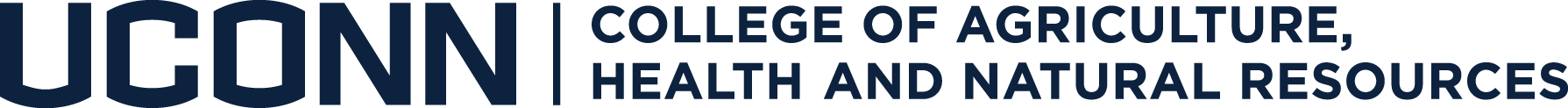 Wordmark, UConn College of Agriculture, Health and Natural Resources